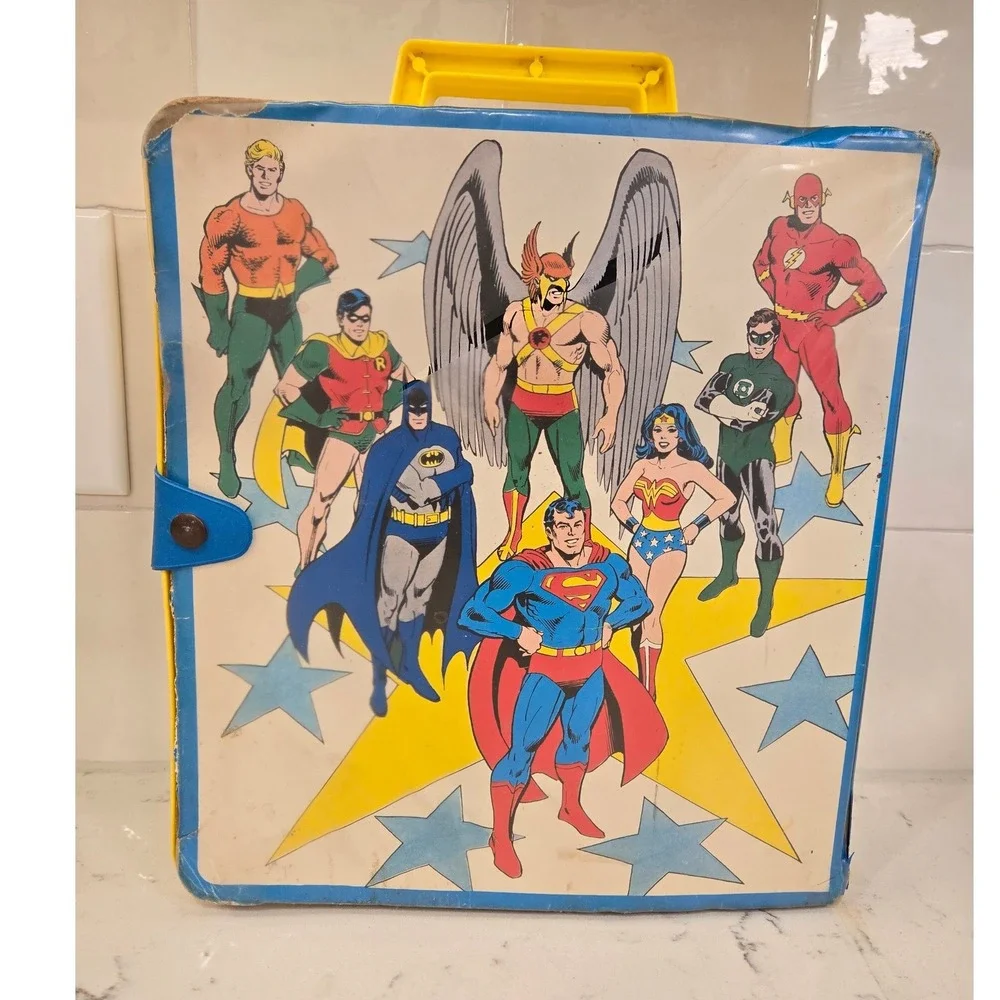 Vintage Kenner Super Powers Collection Vol 1 Action Figure Carrying Case DC 1984